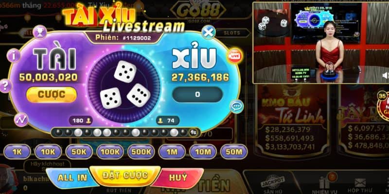 Tài xỉu Livestream - phiên bản app tài xỉu Gemwin đẳng cấp, thú vị