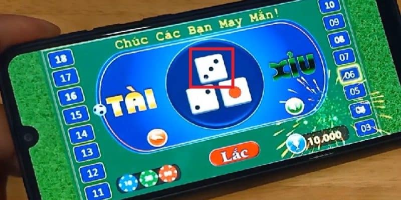 Ván thứ hai, kết quả của hột A là 3